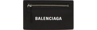 Shop Balenciaga Cards-holder In Black
