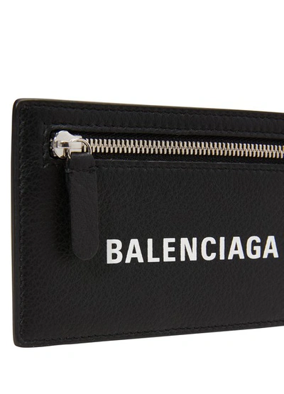 Shop Balenciaga Cards-holder In Black