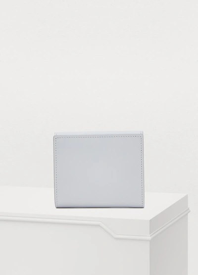 Shop Chloé Tess Small Square Wallet In Light-cloud