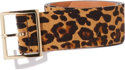 Shop Maison Boinet Leopard Belt In Havane