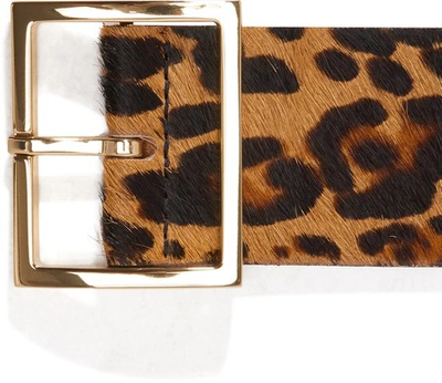 Shop Maison Boinet Leopard Belt In Havane