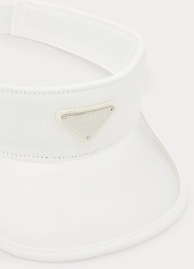 Shop Prada Cap-visor In White