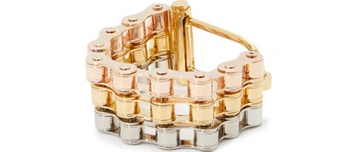 Shop Burberry Bracelet In Gold/pallad/rose Gld