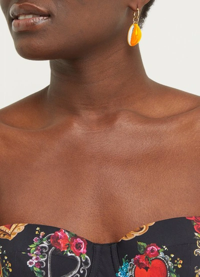 Shop Aurelie Bidermann Merco Single Earring In Orange