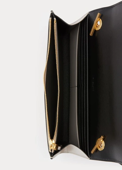 Shop Givenchy Edge Wallet With Chain In Naturel