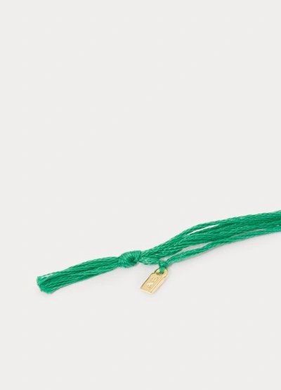 Shop Aurelie Bidermann Takayama Bracelet In Émeraude/rose