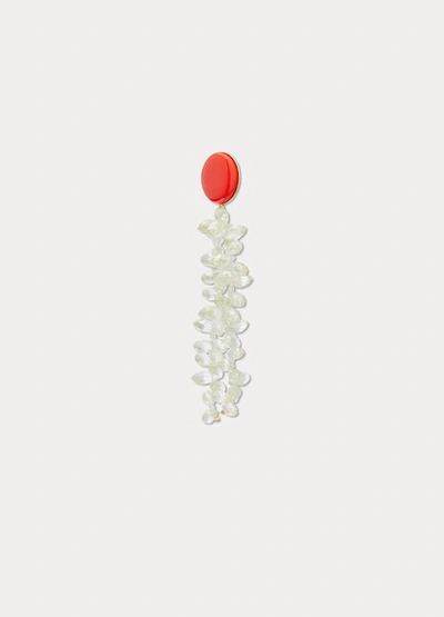 Shop Magda Butrym Aster Earrings In Red