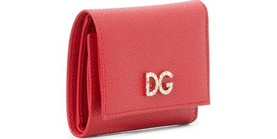 Shop Dolce & Gabbana Dg Wallet In Red