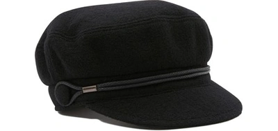 Shop Maison Michel New Abby Cap In Black