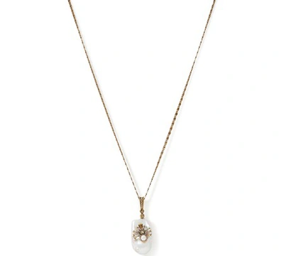 Shop Alexander Mcqueen Pearl Necklace In 1235 - 0448+mix