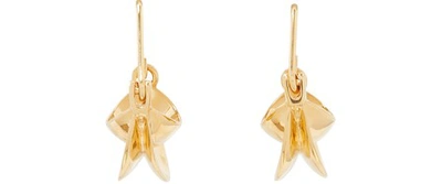 Shop Anissa Kermiche Mini Paniers Earrings In Or-jaune