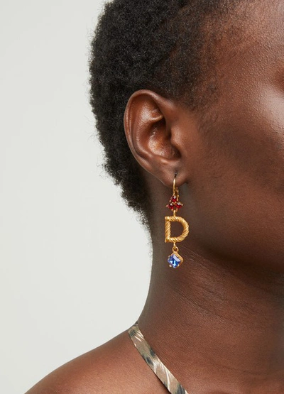 Shop Dolce & Gabbana Dg Earrings In Gold