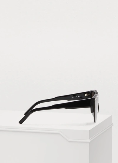 Shop Balenciaga Ski Cat Sunglasses In 1000