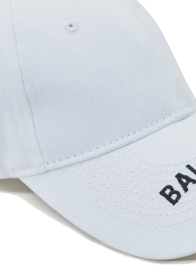 Shop Balenciaga Logo Hat In 9060