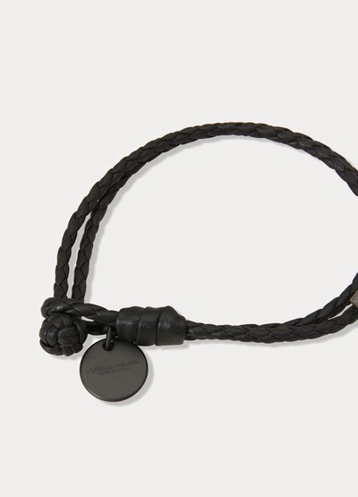 Shop Bottega Veneta Bracelet In Black