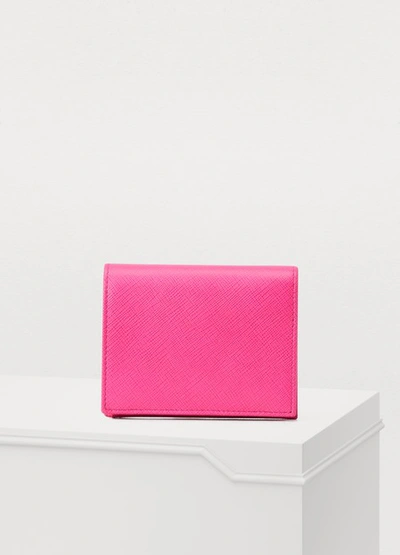 Shop Prada Wallet In Pink