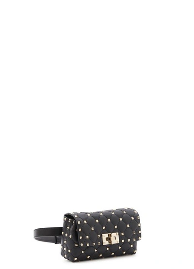 Shop Valentino Garavani Rockstud Belt-bag In Nero