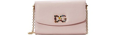 Shop Dolce & Gabbana Wallet On Chain In Pink
