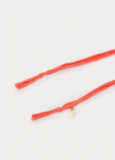 Shop Aurelie Bidermann Takayama Bracelet In Orange/rose