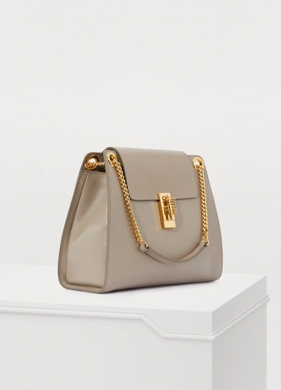 Shop Chloé Annie Shoulder Bag In Motty Grey