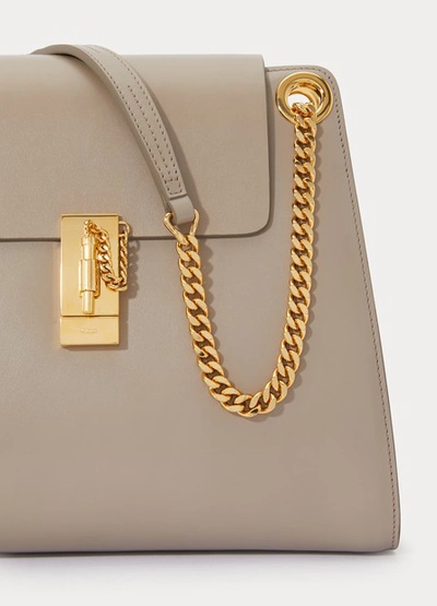 Shop Chloé Annie Shoulder Bag In Motty Grey