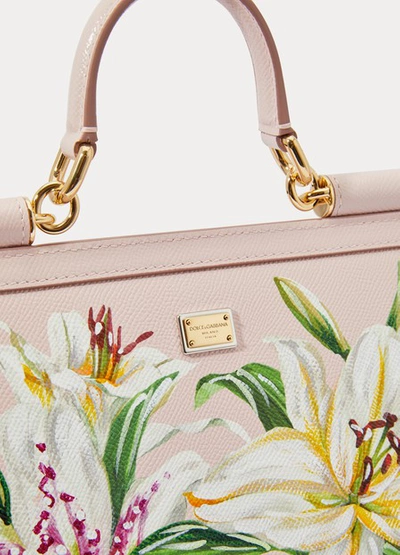 Shop Dolce & Gabbana Sicily Shoulder Bag In Gligli Fdo.rosa