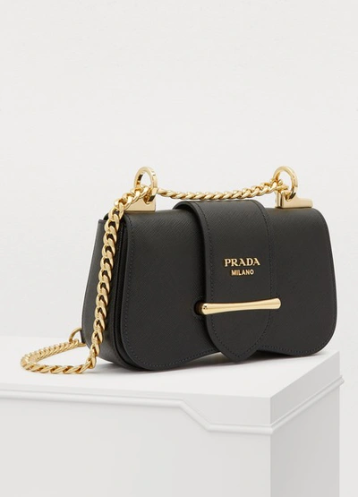 Shop Prada Mini Sidonie Crossbody Bag In Nero