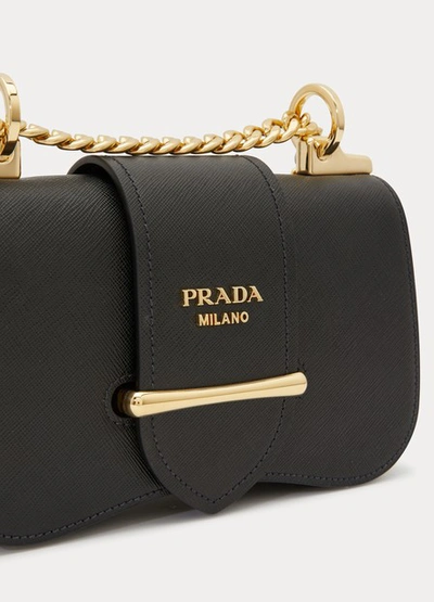 Shop Prada Mini Sidonie Crossbody Bag In Nero