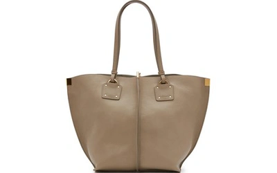 Shop Chloé Vick Tote Bag In Motty Grey