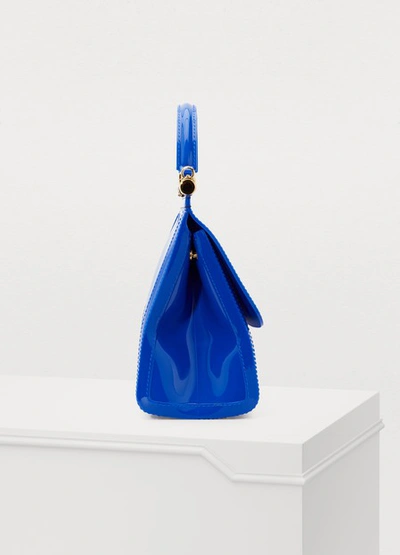 Shop Dolce & Gabbana Sicily Shoulder Bag In Blu