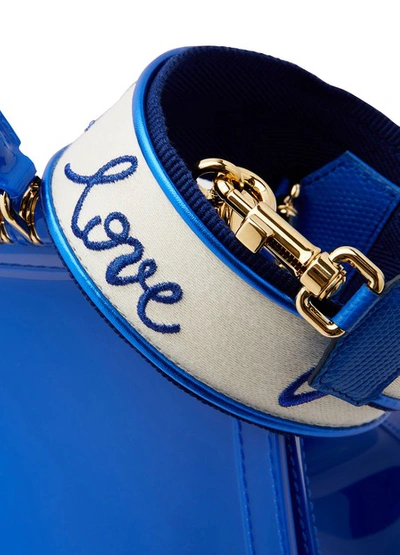 Shop Dolce & Gabbana Sicily Shoulder Bag In Blu