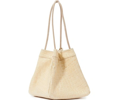 Shop Rejina Pyo Rita Leather Bag In Leather Patent Emboss Cream