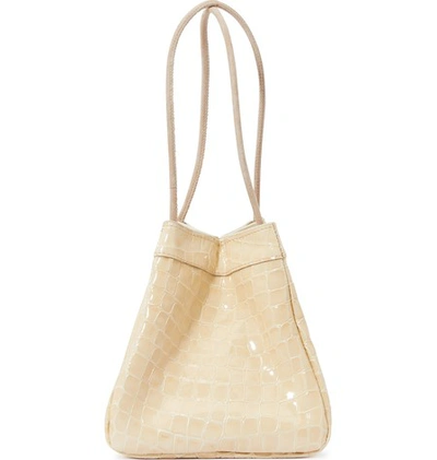 Shop Rejina Pyo Rita Leather Bag In Leather Patent Emboss Cream