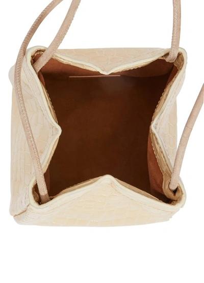 Shop Rejina Pyo Rita Leather Bag In Leather Patent Emboss Cream