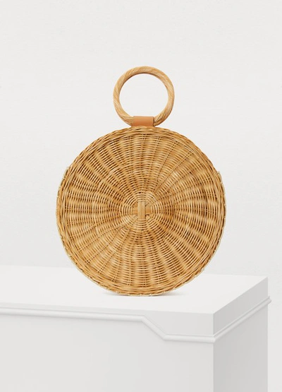 Shop Aranaz Maila Handbag In Natural