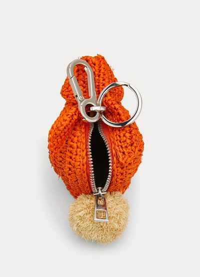 Shop Loewe Bunny Charm In Orange