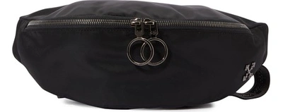Shop Off-white Fanny Belt Bag In Black