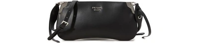 Shop Prada Sidonie Shoulder Bag In Nero