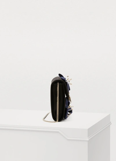 Shop Roger Vivier Pouche With A Brooch In Black
