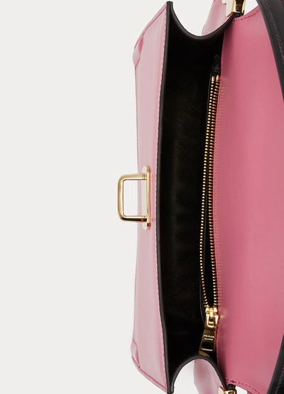 Shop Prada Sidonie Handbag In Pink/blk/red