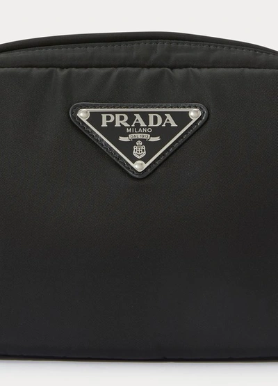 Shop Prada Tessuto Soft Belt Bag In Black