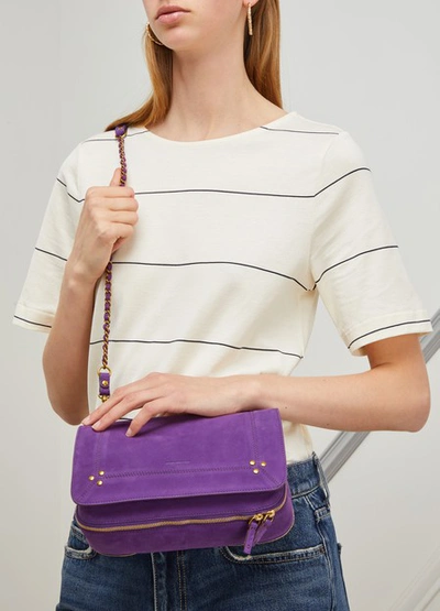 Shop Jérôme Dreyfuss Bobi Crossbody Bag In Violet