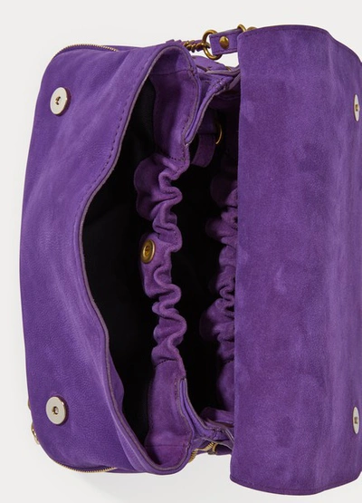 Shop Jérôme Dreyfuss Bobi Crossbody Bag In Violet