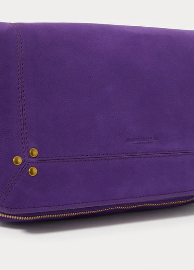 Shop Jérôme Dreyfuss Bobi Crossbody Bag In Violet