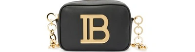 Shop Balmain B Cross Body Bag In 0pa Noir