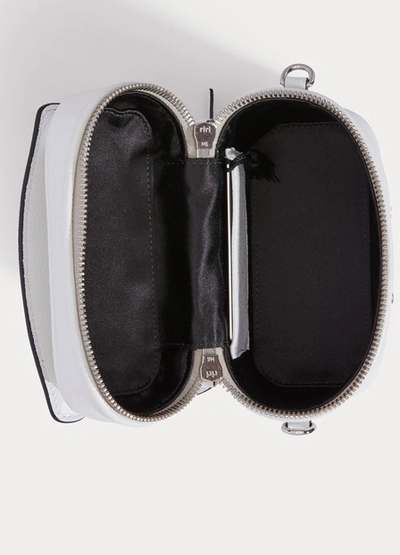 Shop Miu Miu Small Leather Camera Bag In White