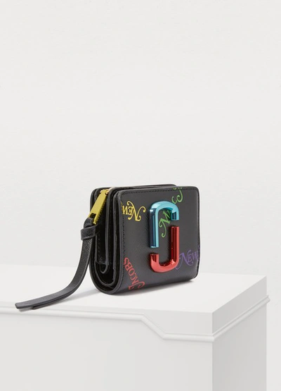 Shop Marc Jacobs "mini Compact" Purse In Black