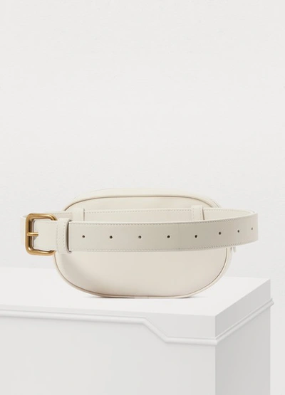 Shop Bottega Veneta Belt Bag In Intrecciato Nappa In Mist-mist