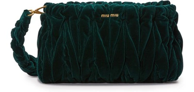 Miu Miu Velvet Matelassé Big Crossbody Bag | ModeSens