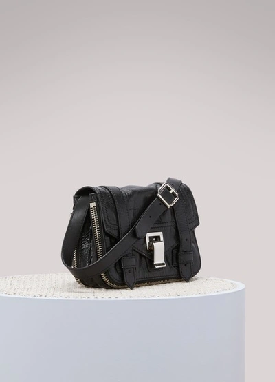 Shop Proenza Schouler Ps1+ Mini Crossbody Bag In 0000-black